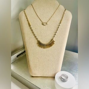 Stella & Dot Vintage Necklaces/Ring Lot